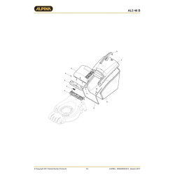 Alpina Spare Parts for Lawn Mower AL3 46 B