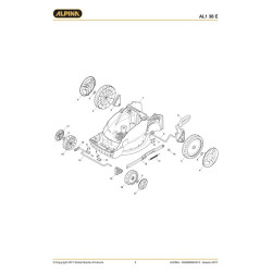 Ricambi Alpina per Motosega A 305