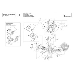 Maruyama Parts for Chainsaw MCV4200S 15"