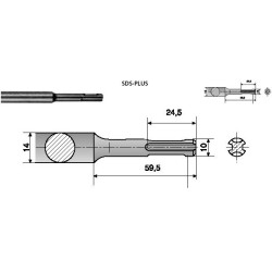 SDS Plus drill 18-600