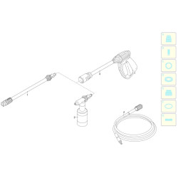 Tubo per Idropulitrice Annovi & Reverberi Blu Clean 142