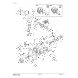 Alpina Spare Parts for Chain Saw A 505