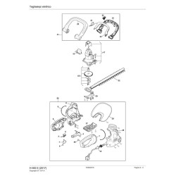 Alpina Spare Parts for Electric Hedgecutter H 500 E