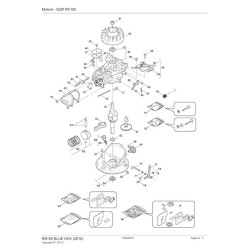 Alpina Spare Parts for Engine RS100 BLUE OHV