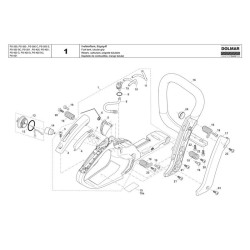 Dolmar Spare Parts for Chainsaw PS350C/40
