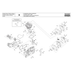 Ricambi Dolmar per Motosega PS350C/40