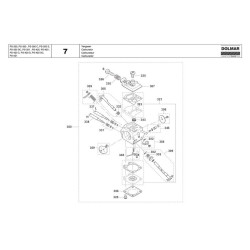 Dolmar Spare Parts for Chainsaw PS350C/40