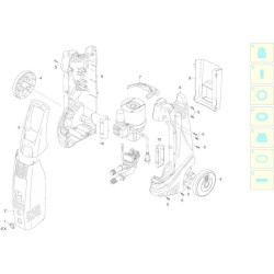 Ricambi Black&Decker per Idropulitrice PW 1800 N WR - 12624