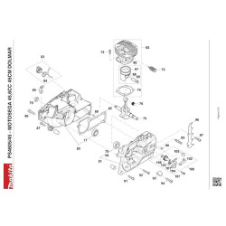 Dolmar Spare Parts for Chainsaw PS4605/45