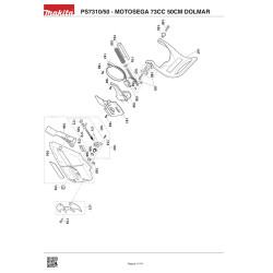 Dolmar Spare Parts for Chainsaw PS6100/45