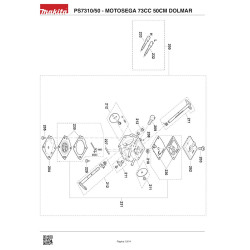 Dolmar Spare Parts for Chainsaw PS6100/45