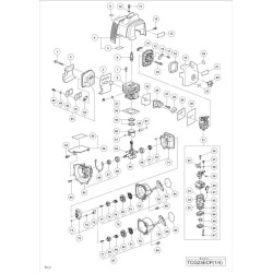 Ricambi Tanaka per Decespugliatore TCG 23ECP