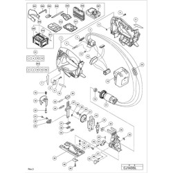 Ricambi Hitachi per Seghetto Alternativo a Batteria CJ14DSL