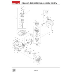 Makita Spare Parts for Trimmer EH5000W