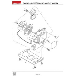 Ricambi Makita per Decespugliatore EM4340L