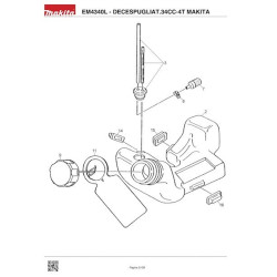 Makita Spare Parts for Brusch Cutter EM4340L