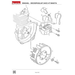 Makita Spare Parts for Brusch Cutter EM4340L