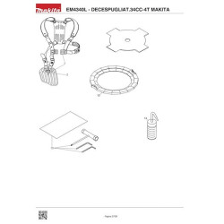 Ricambi Makita per Decespugliatore EM4340L