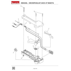 Makita Spare Parts for Brusch Cutter EM4340L