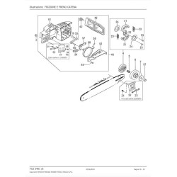 Ricambi Tanaka per Motosega TCS 3401 S