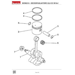 Ricambi Makita per Decespugliatore BCM2310