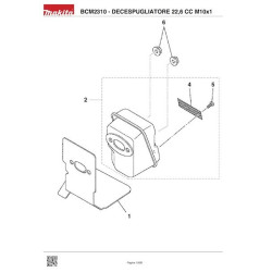Makita Spare Parts for Brusch Cutter BCM2310