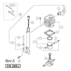 Ricambi Hitachi per Decespugliatore CG22EJ