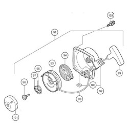 Ricambi Hitachi per Motosega da Potatura Hitachi CS25EC-SC