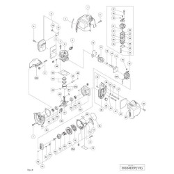 Hitachi Spare Parts for Engine Brush Cutter CG24ECP