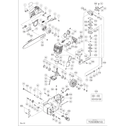 Tanaka Spare Parts for Engine Chain Saw TCS 33EB