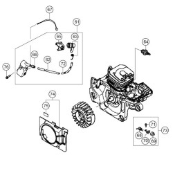 Ricambi Hitachi per Motosega CS40EM