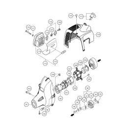 Tanaka Spare Parts for Engine Brush Cutter TBC-340