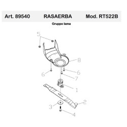 Ama Spare Parts for Lawnmower RT522B