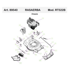 Ama Spare Parts for Lawnmower RT522B
