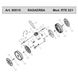 Ama Spare Parts for Lawnmower RTE521