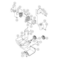 Tanaka Spare Parts for Engine Brush Cutter TBC-340D