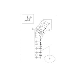 Tanaka Spare Parts for Engine Brush Cutter TBC-340D