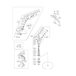 Tanaka Spare Parts for Engine Brush Cutter TBC-340D