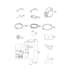 Tanaka Spare Parts for Engine Brush Cutter TBC-340D