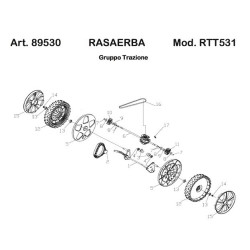 Ama Spare Parts for Lawnmower RTT531