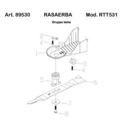 Ama Spare Parts for Lawnmower RTT531