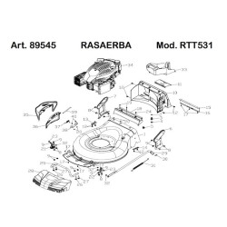 Ama Spare Parts for Lawnmower RTT531B