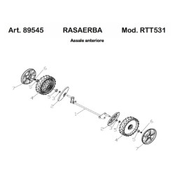Ricambi Ama per Rasaerba RTT531B
