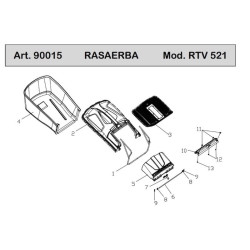 Ricambi Ama per Rasaerba RTV521
