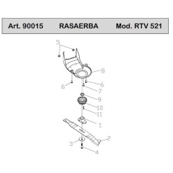 Ama Spare Parts for Lawnmower RTV521