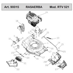 Ama Spare Parts for Lawnmower RTV521