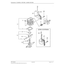 Ricambi Tanaka per Tosasiepi THT 210 B