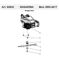 Ama Spare Parts for Lawnmower NRS-461T
