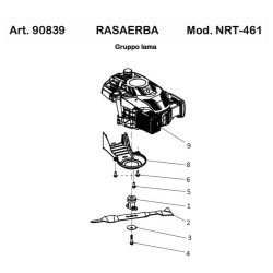 Ricambi Ama per Rasaerba NRT-461