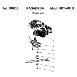 Ricambi Ama per Rasaerba NRT-461B